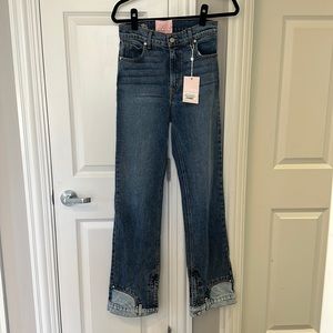Revice Farrah Upside Down Denim Muse Jeans 26